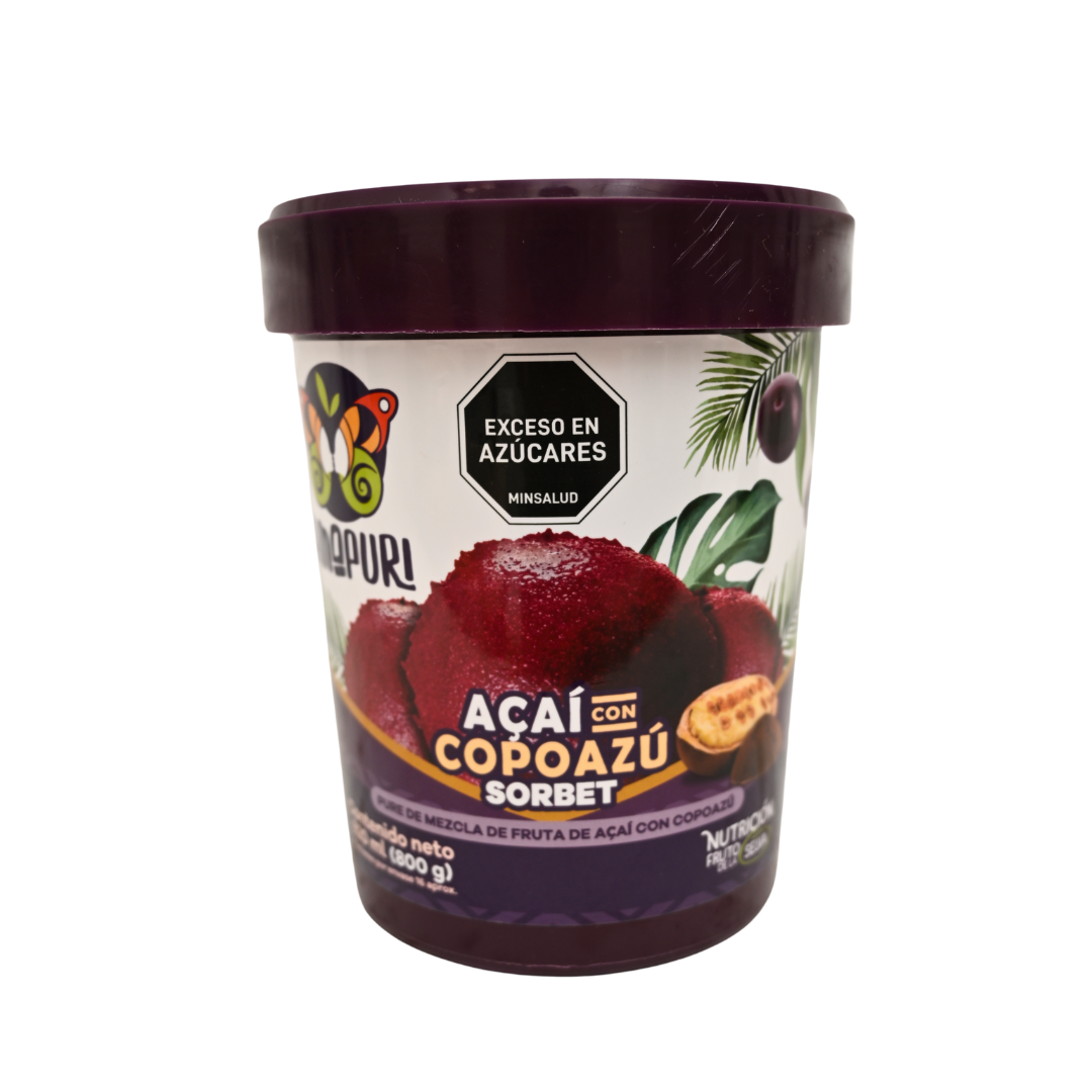 Kit viajero pulpas y sorbet de açaí (20 litros)