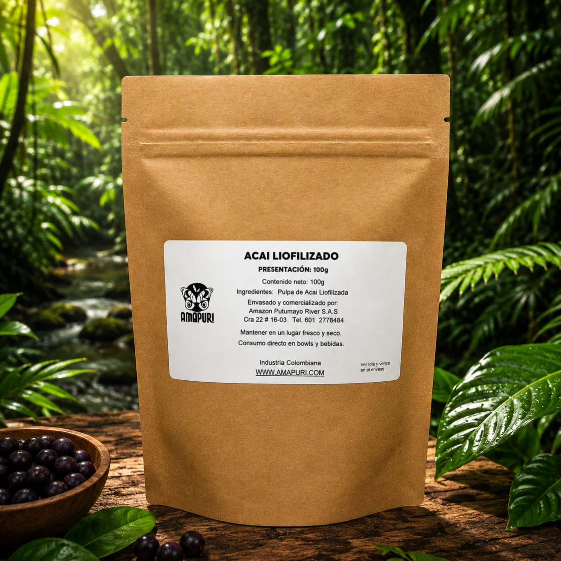 Acai Berry Liofilizado Bolsa 100gr