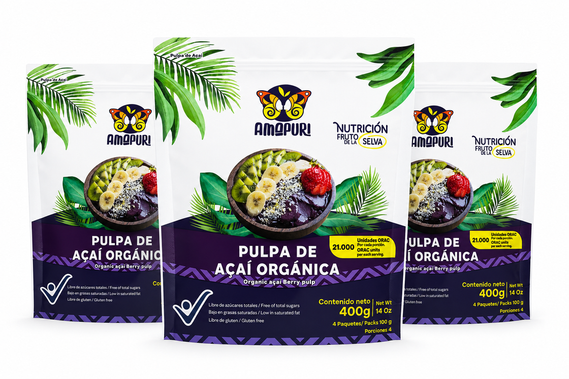 Pulpa de açai orgánica