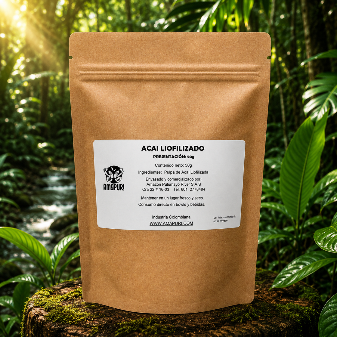 Acai Berry Liofilizado Bolsa X50gr