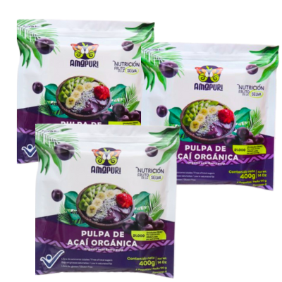Kit viajero pulpas de açaí (20 litros)
