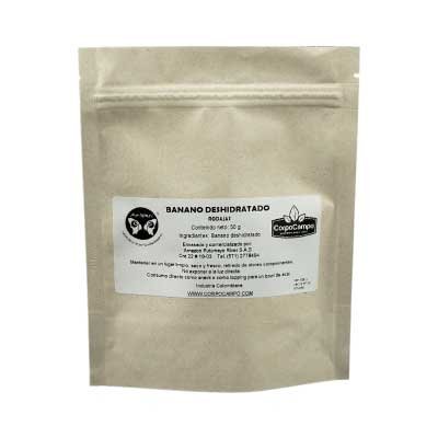 Banano deshidratado x 50gr