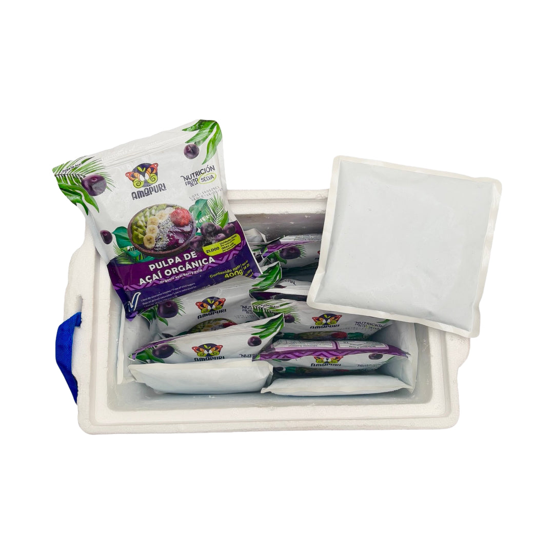 Kit viajero pulpas de açaí (20 litros)