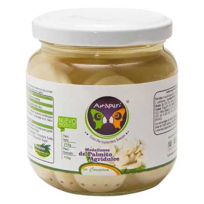 Palmito en Medallones Agridulce 210gr