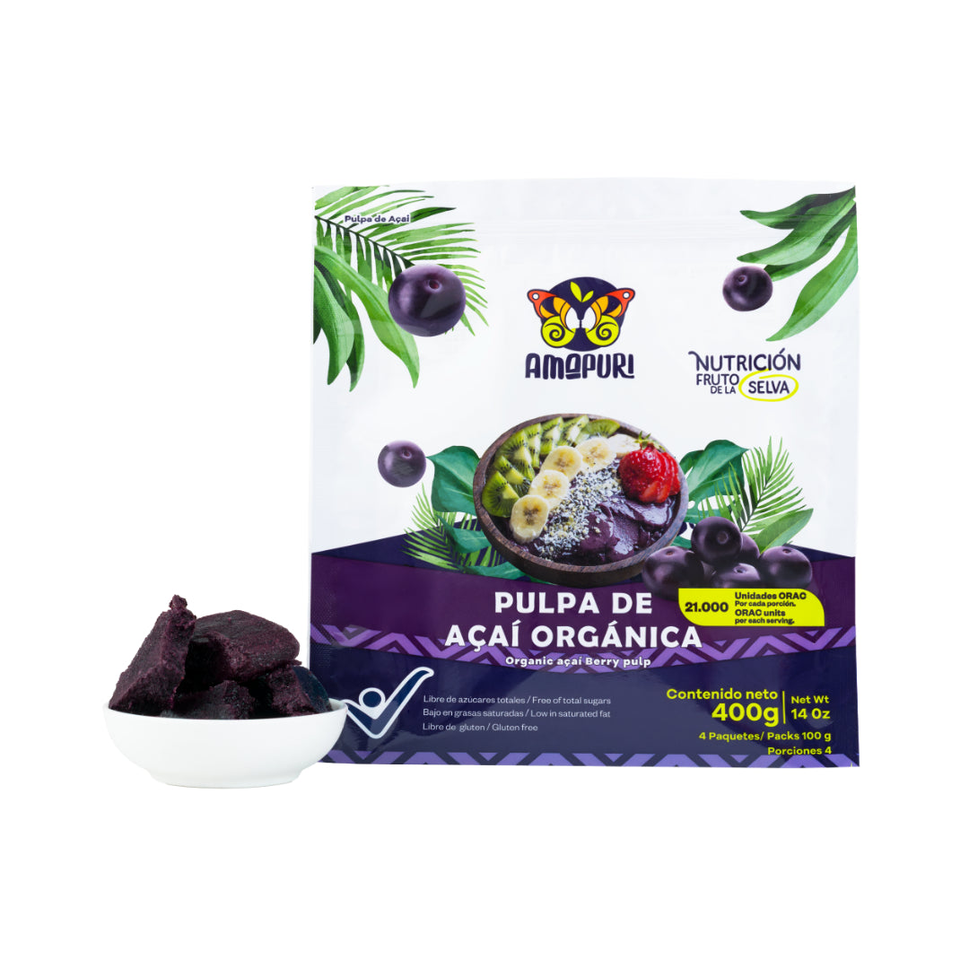 Pulpa de açai orgánica