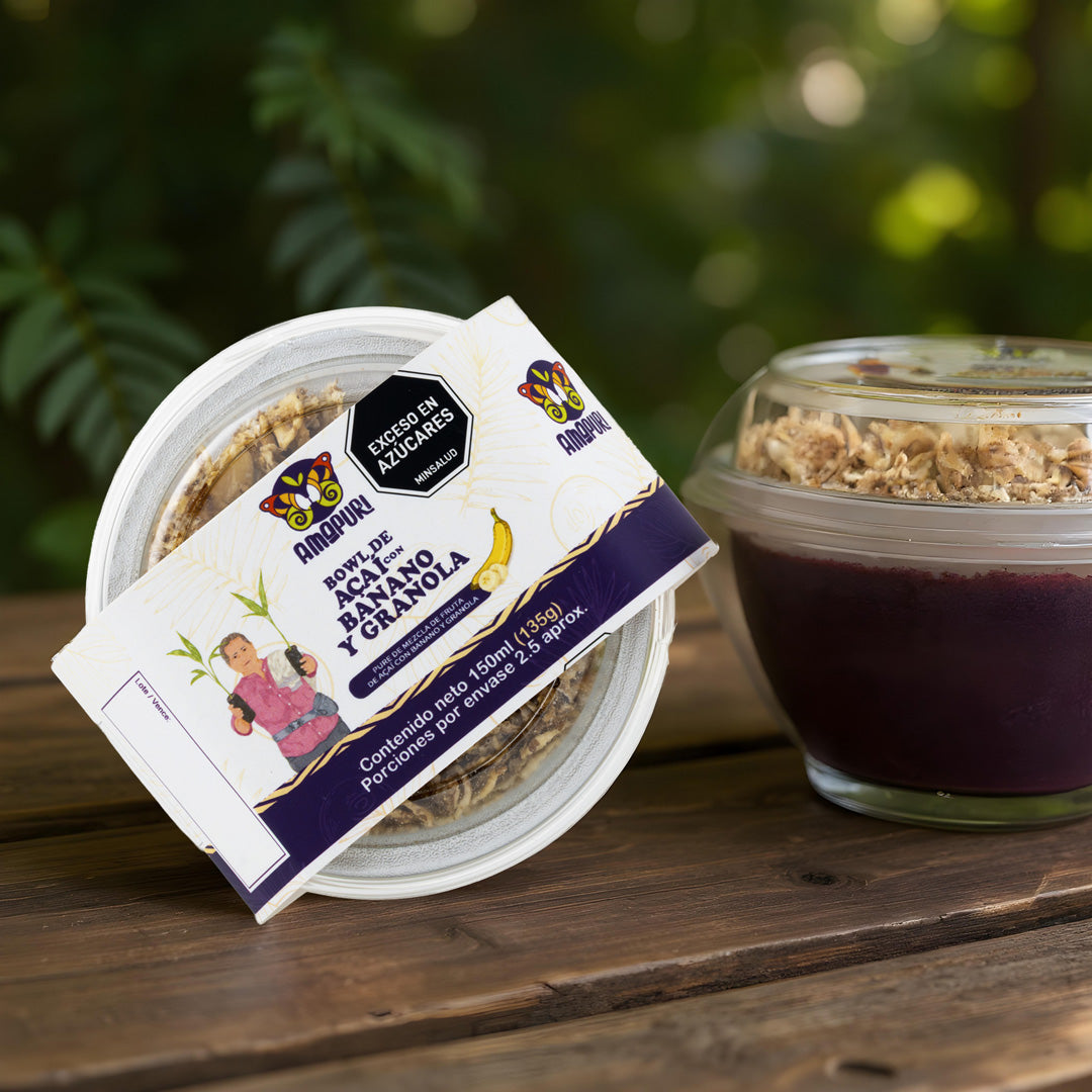 Sorbet de Acai con Granola (Pack x 4)