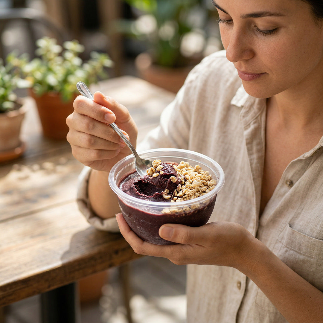 Sorbet de Acai con Granola (Pack x 4)