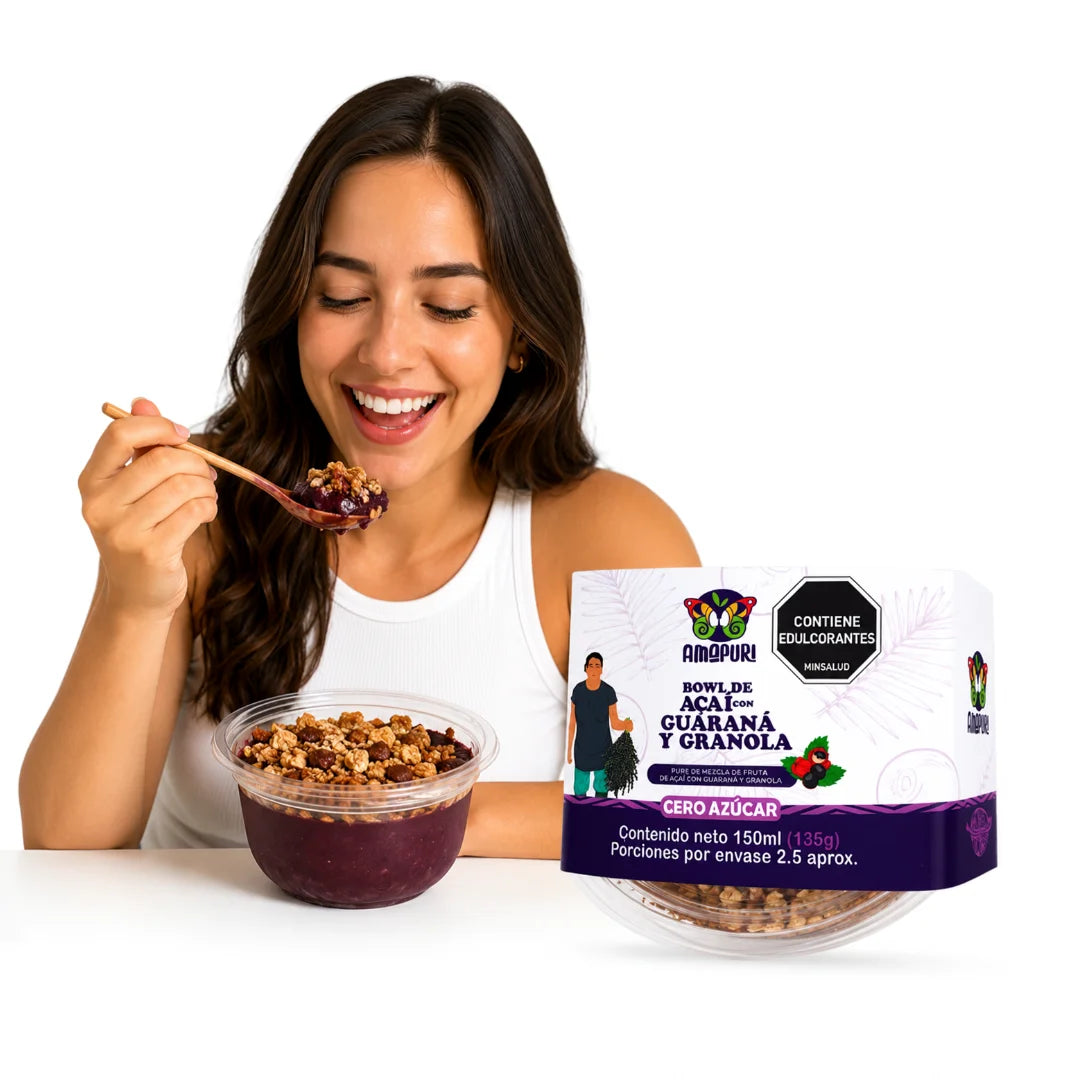 Sorbet de Acai con Granola Cero Azúcar (Pack x 4)