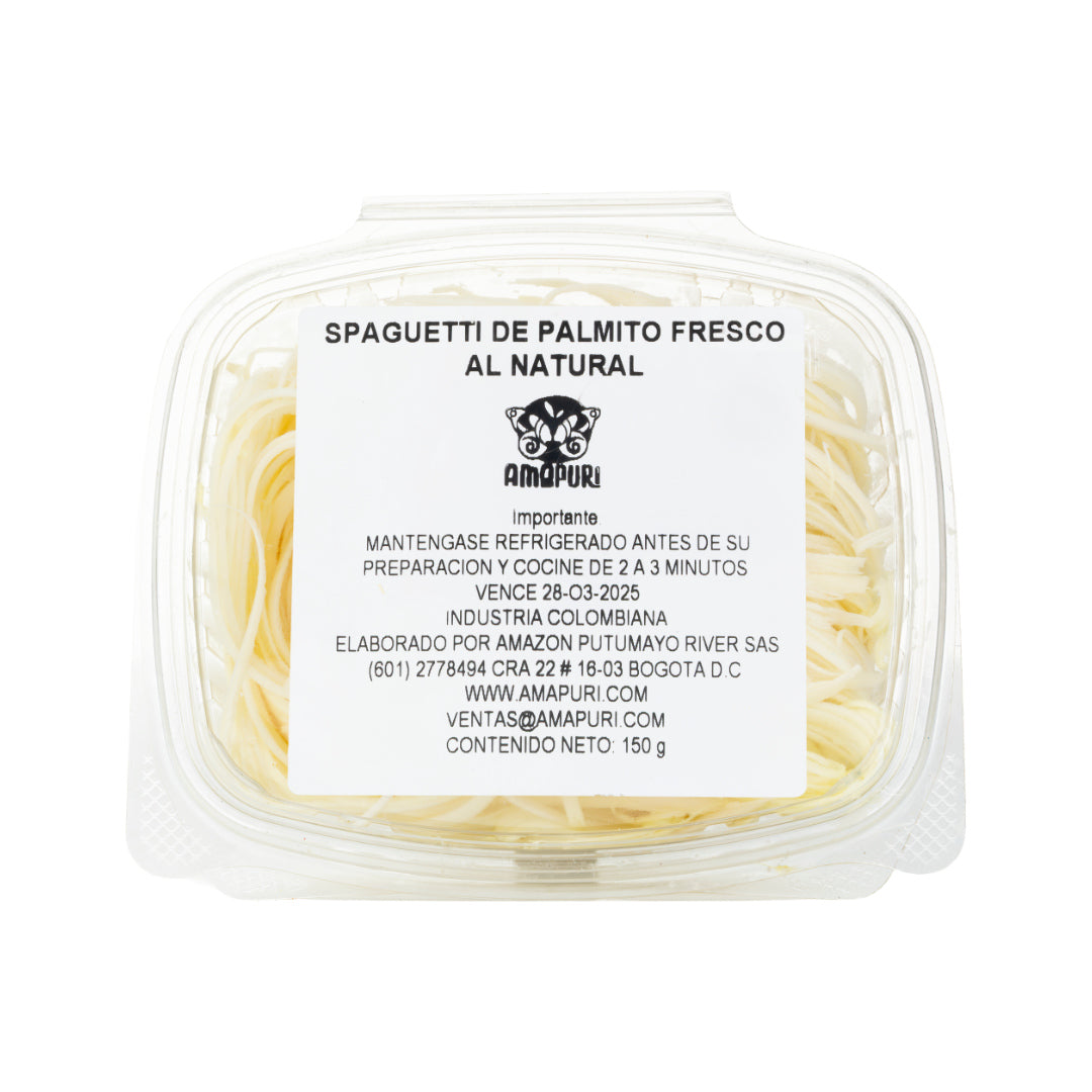 Spaguetti de Palmito Fresco Bandeja x 2